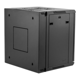 12U, 21" Deep Sectional Wall Rack, Steel Door