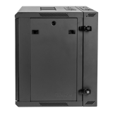 12U, 21" Deep Sectional Wall Rack, Steel Door