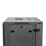 12U, 21" Deep Sectional Wall Rack, Steel Door