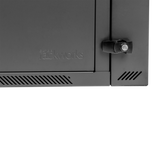 12U, 21" Deep Sectional Wall Rack, Steel Door