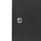 12U, 21" Deep Sectional Wall Rack, Steel Door