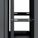 12U, 21" Deep Sectional Wall Rack, Glass Door