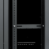 12U, 21" Deep Sectional Wall Rack, Glass Door