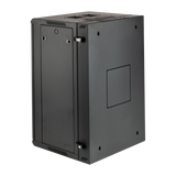 18U, 21" Deep Sectional Wall Rack, Steel Door