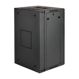 18U, 21" Deep Sectional Wall Rack, Steel Door