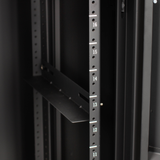 18U, 21" Deep Sectional Wall Rack, Steel Door