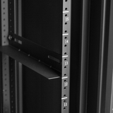 18U, 21" Deep Sectional Wall Rack, Glass Door