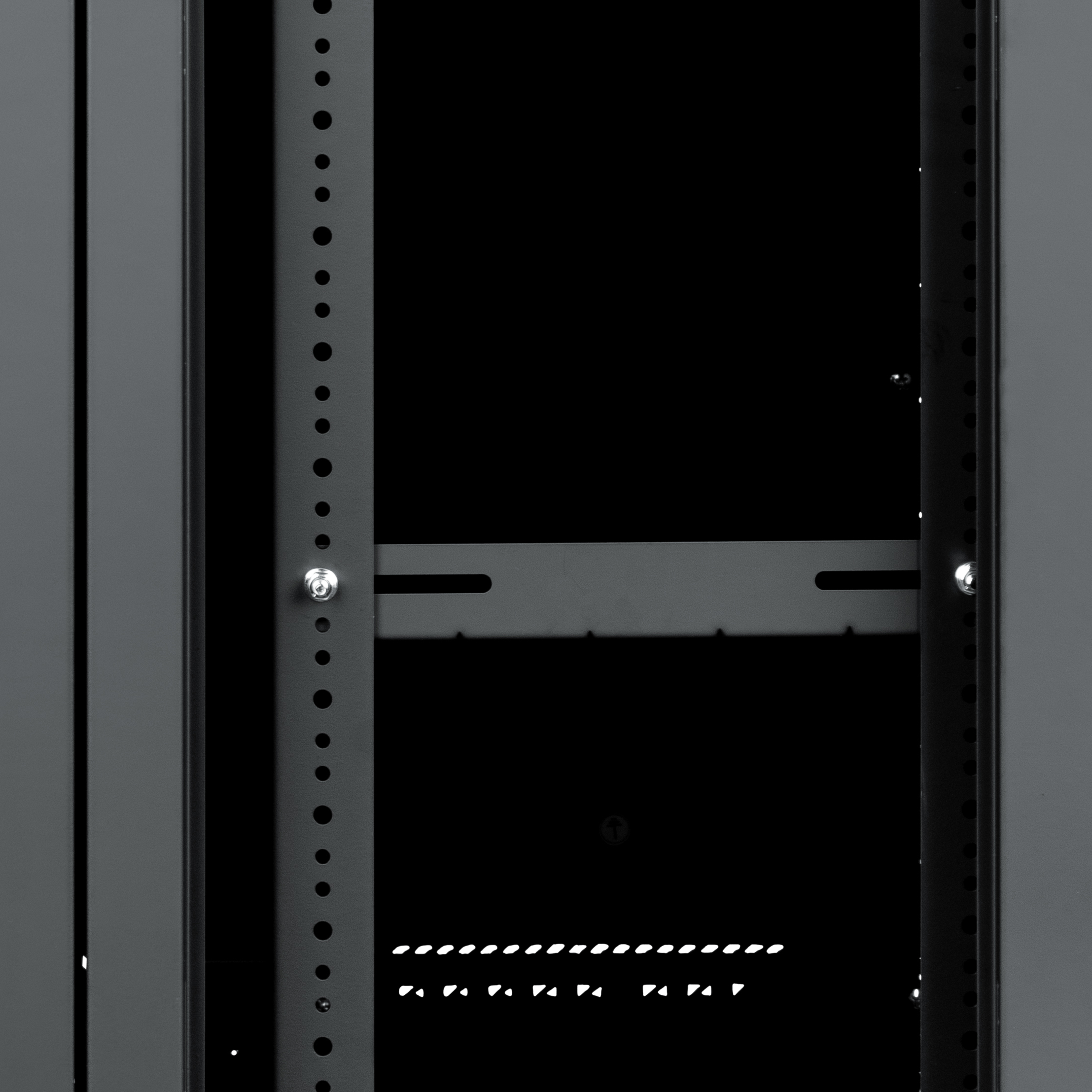 18U, 21" Deep Sectional Wall Rack, Glass Door