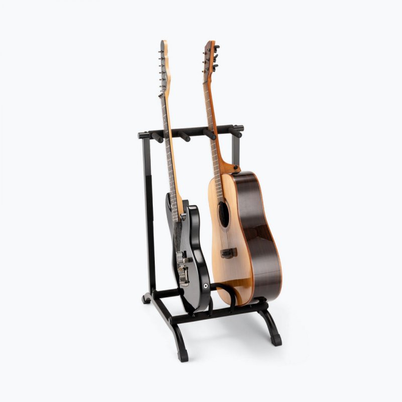 Three-Space Foldable Multi-Guitar Rack
