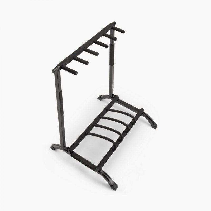 Five-Space Foldable Multi-Guitar Rack