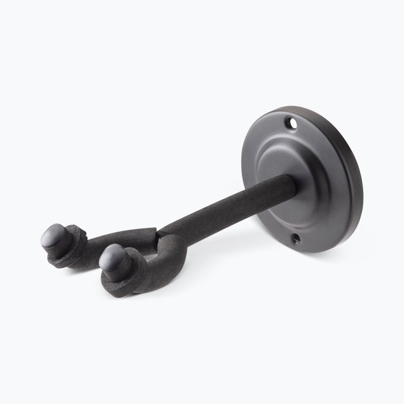 Wall-Mount Guitar Hanger with Round Metal Base