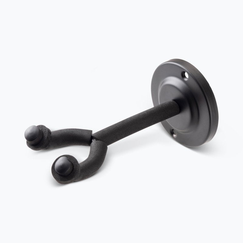 Wall-Mount Guitar Hanger with Round Metal Base