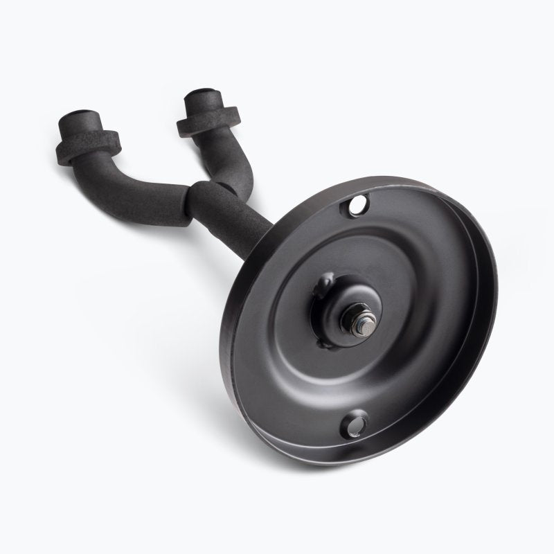 Wall-Mount Guitar Hanger with Round Metal Base