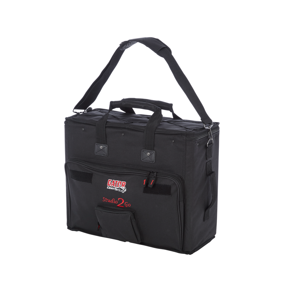 Laptop and 2-Space Audio Rack Bag