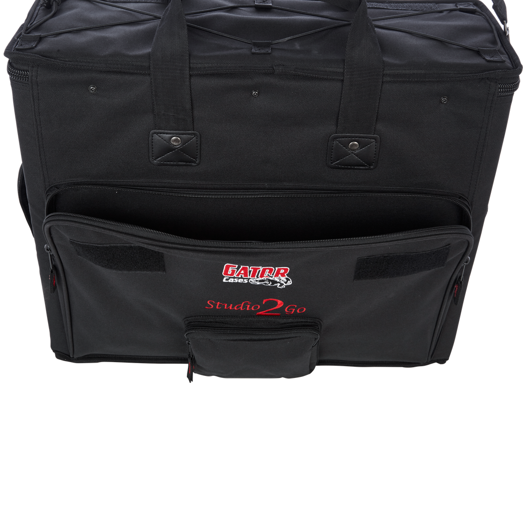 Laptop and 2-Space Audio Rack Bag