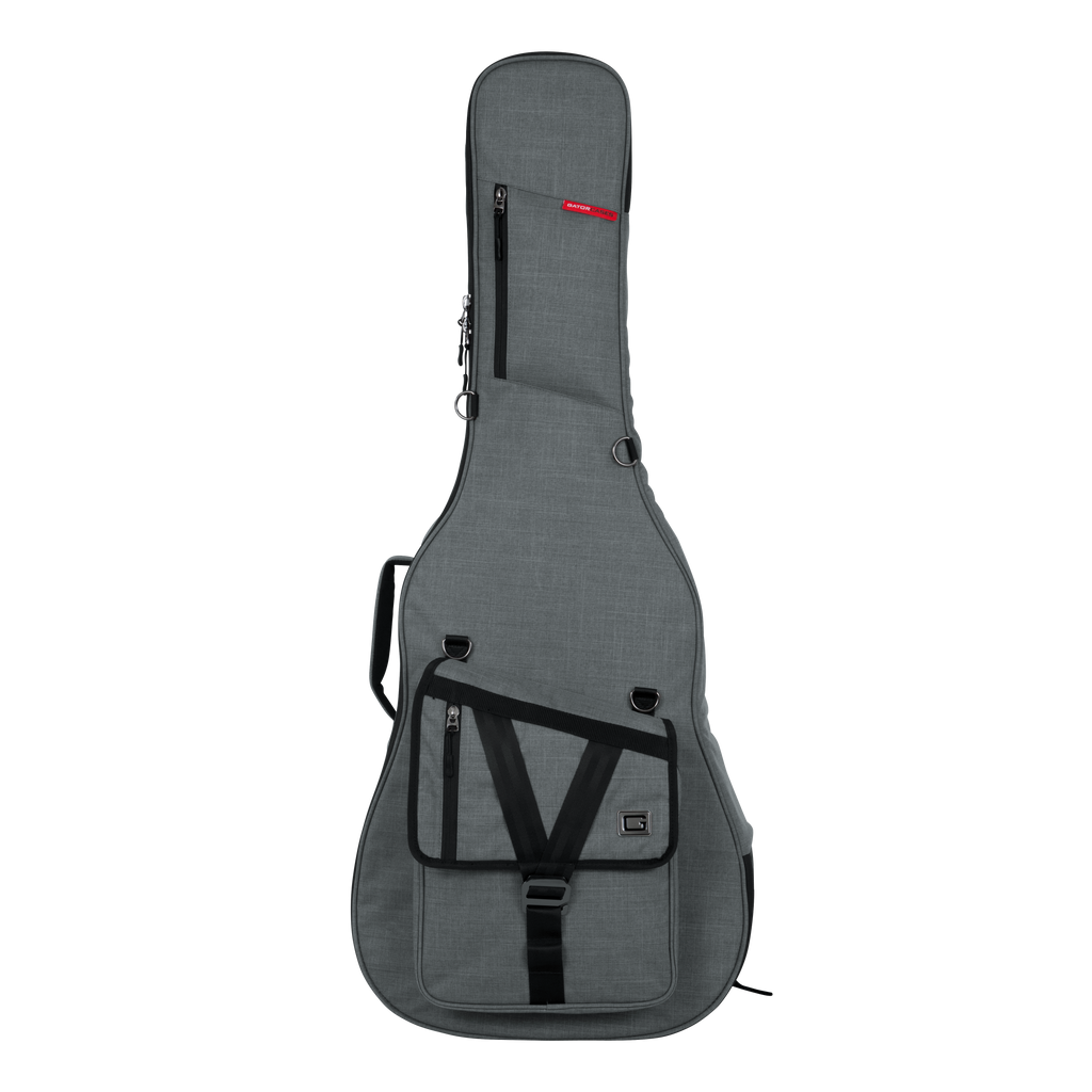 Transit Acoustic Guitar Bag; Light Grey