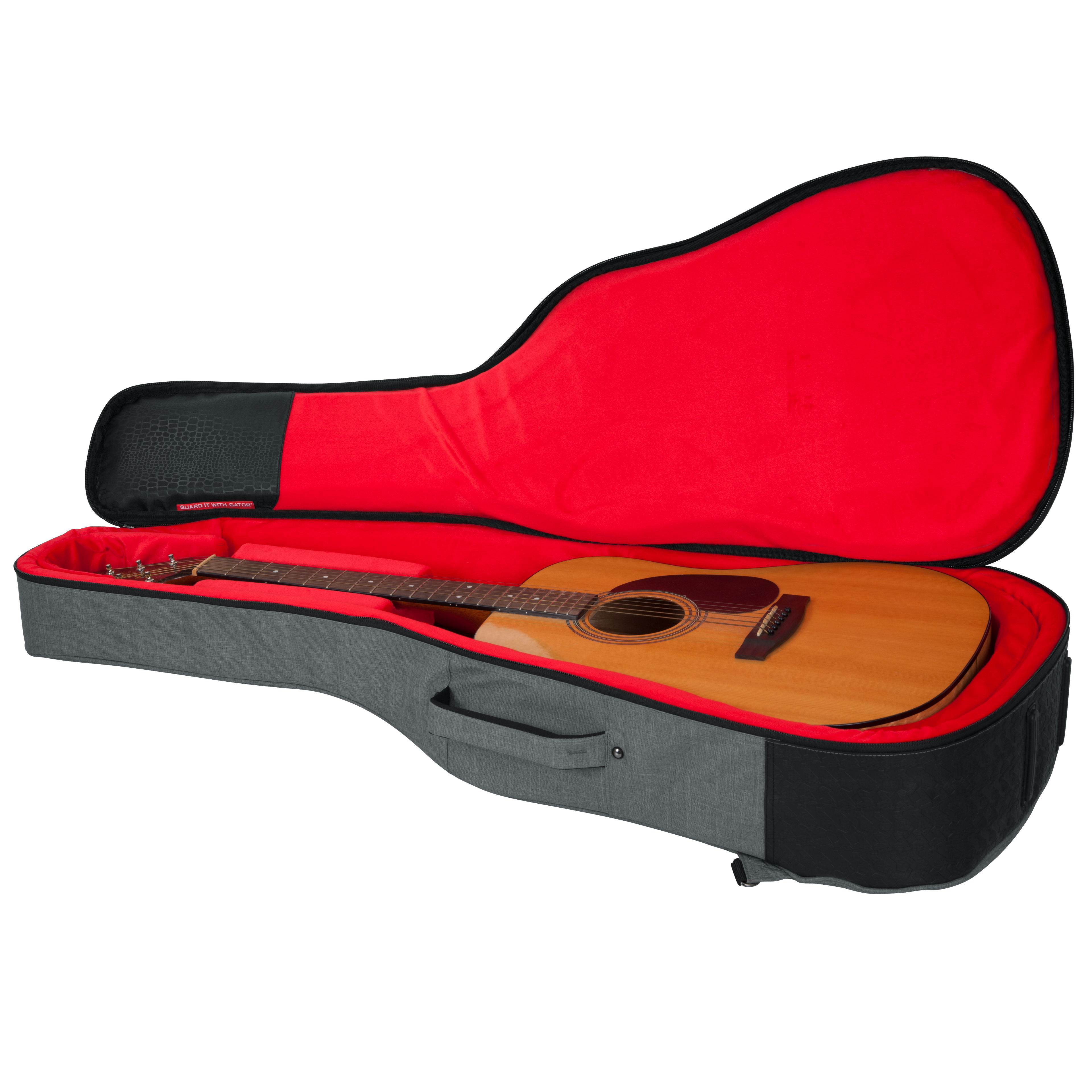 Transit Acoustic Guitar Bag; Light Grey