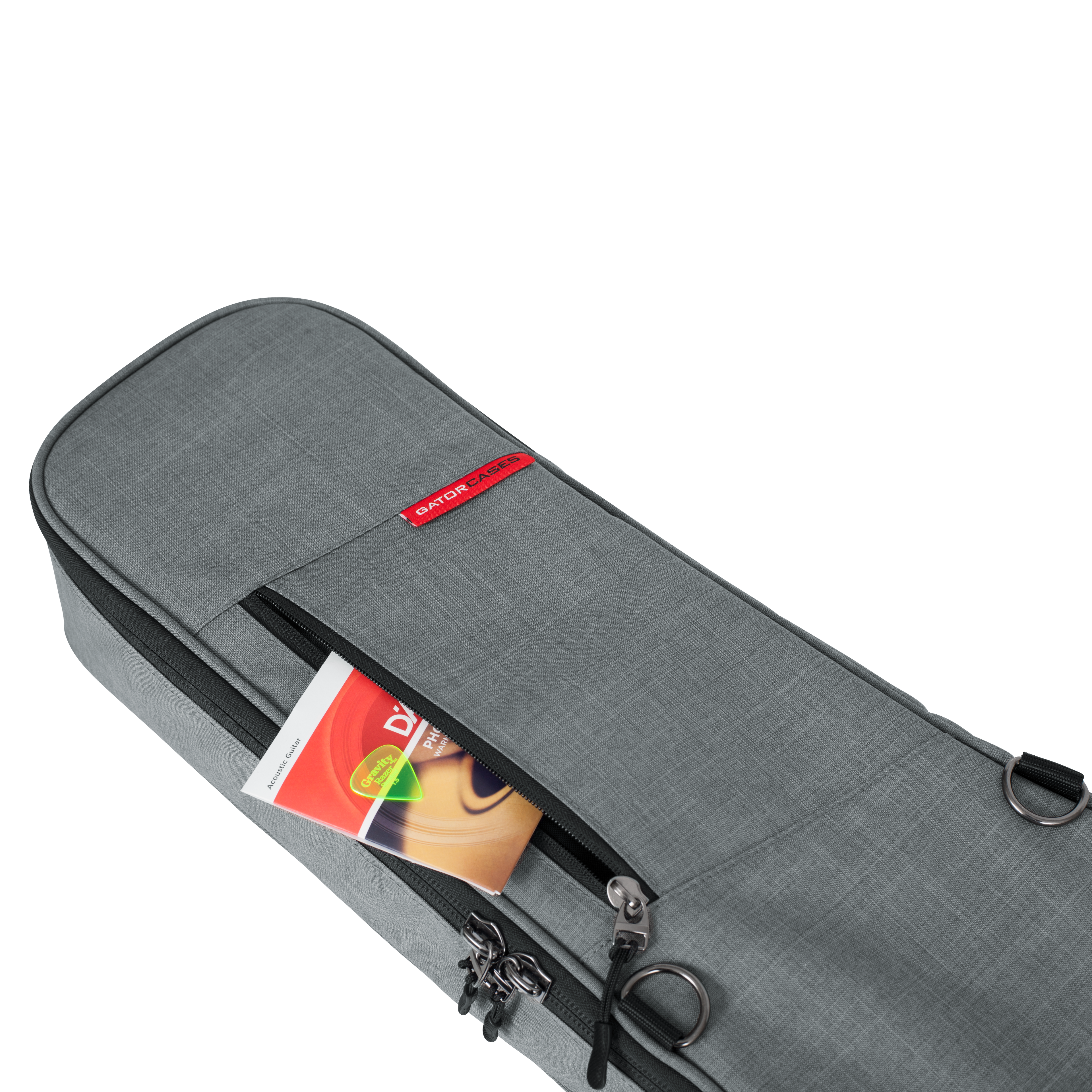 Transit Acoustic Guitar Bag; Light Grey