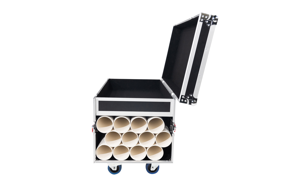 Gator GTOUR Flight Case to Transport 12 Mic Stands
