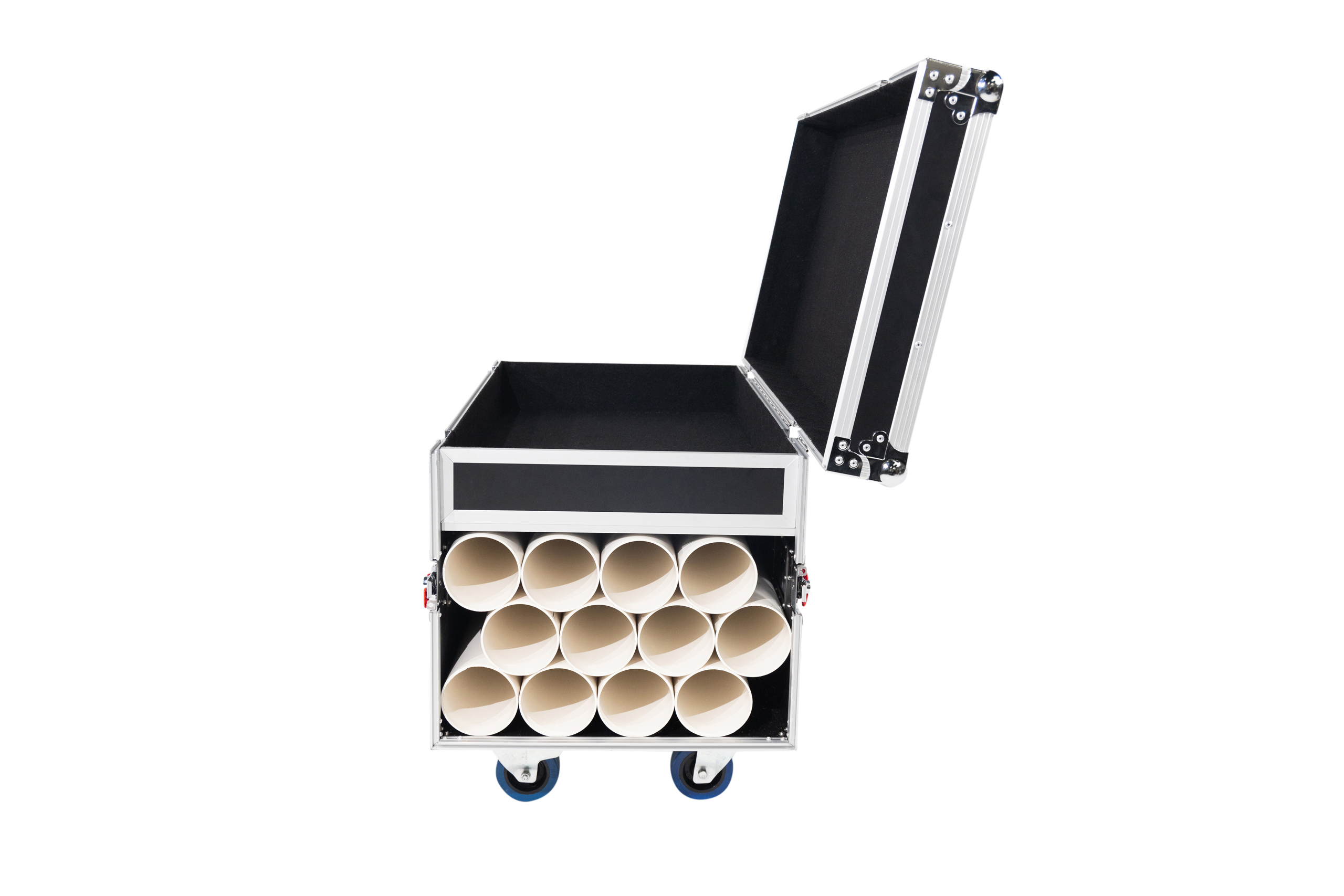 Gator GTOUR Flight Case to Transport 12 Mic Stands