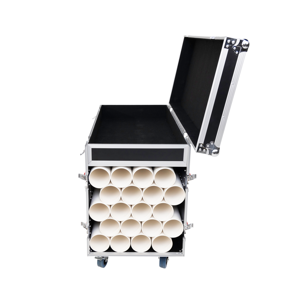 Gator GTOUR Flight Case to Transport 20 Mic Stands