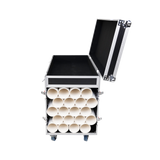 Gator GTOUR Flight Case to Transport 20 Mic Stands