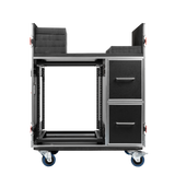 GTOUR Mixer Flight Case with 2 Drawers & Tables