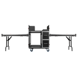 GTOUR Mixer Flight Case with 2 Drawers & Tables