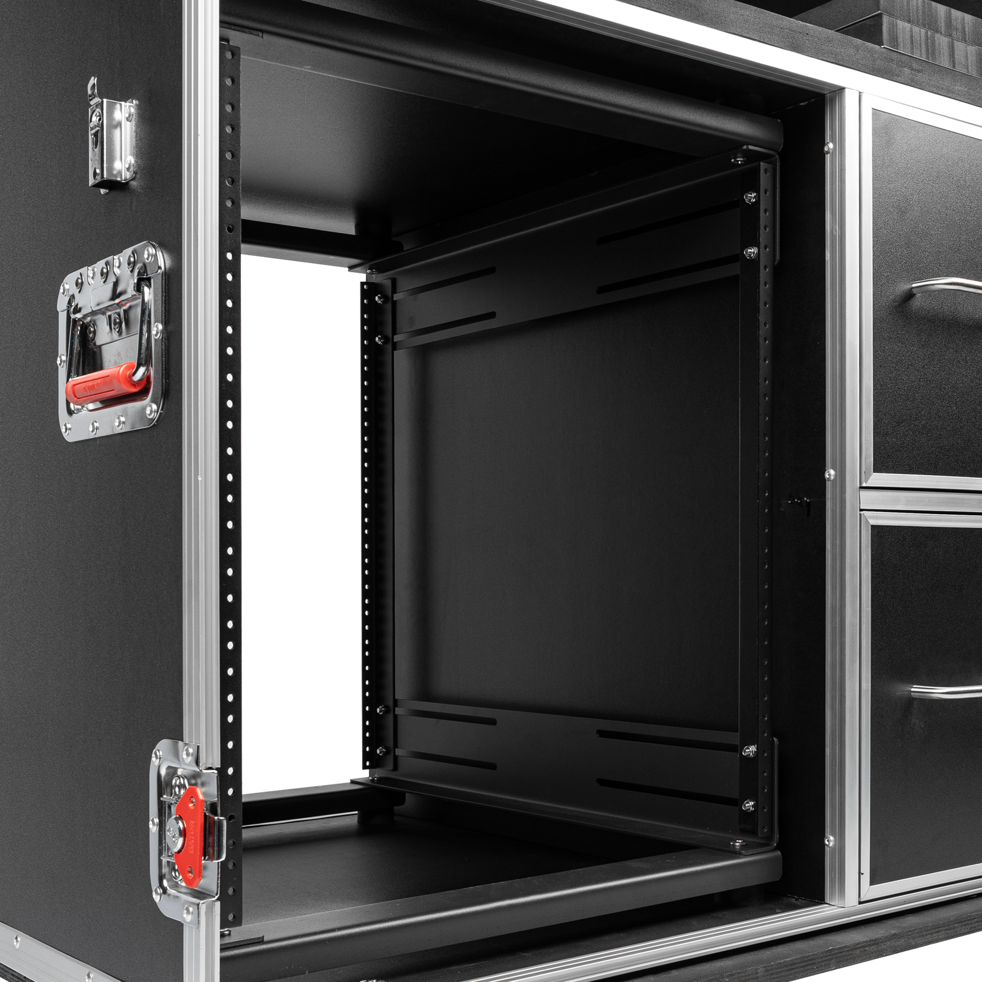GTOUR Mixer Flight Case with 2 Drawers & Tables