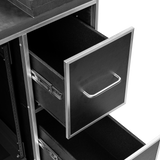 GTOUR Mixer Flight Case with 2 Drawers & Tables