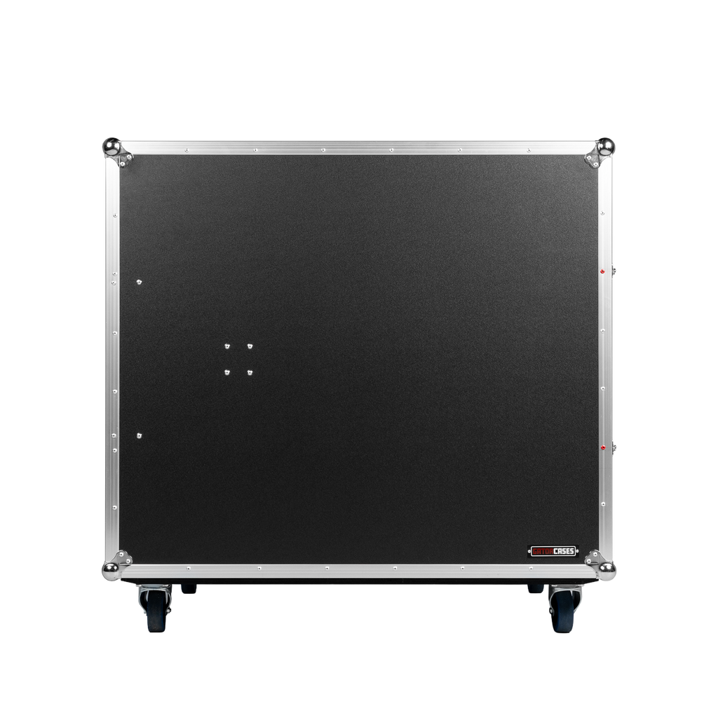 GTOUR Mixer Case w/ 12U Rack, 4 Drawers & 2 tables