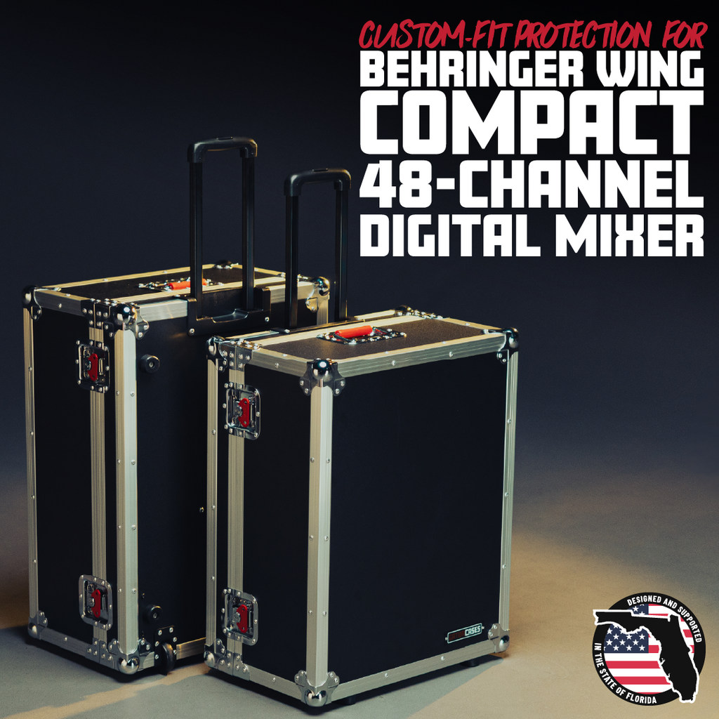 GTOUR Behringer Wing Compact Case with Doghouse