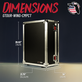 GTOUR Behringer Wing Compact Case with Doghouse
