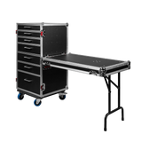 GTOUR Utility Drawer Case with Fold-Out Table