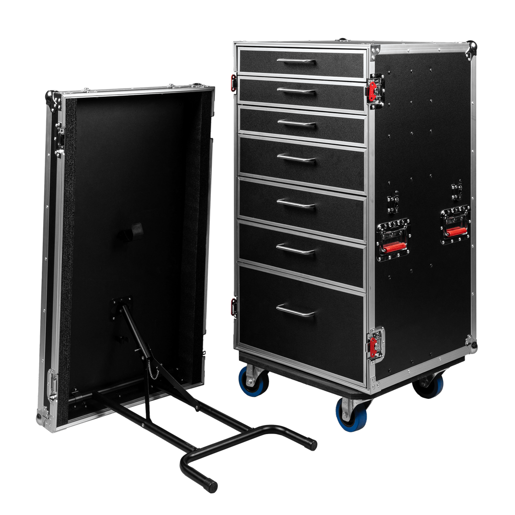 GTOUR Utility Drawer Case with Fold-Out Table