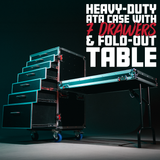 GTOUR Utility Drawer Case with Fold-Out Table