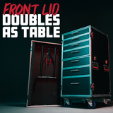 GTOUR Utility Drawer Case with Fold-Out Table