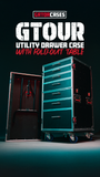 GTOUR Utility Drawer Case with Fold-Out Table