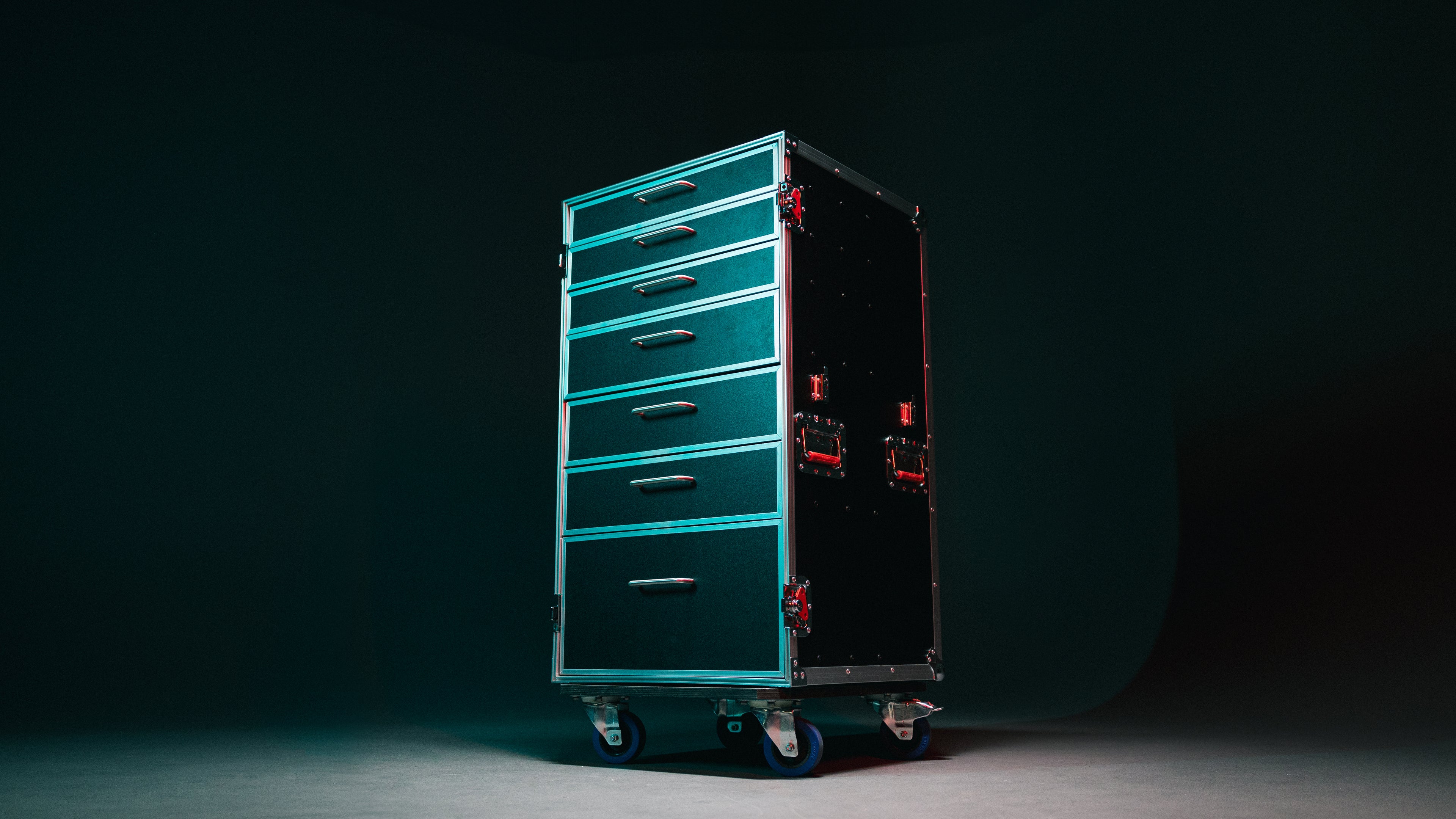 GTOUR Utility Drawer Case with Fold-Out Table