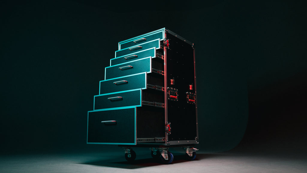 GTOUR Utility Drawer Case with Fold-Out Table
