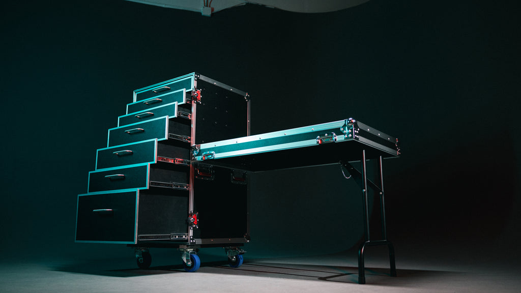 GTOUR Utility Drawer Case with Fold-Out Table