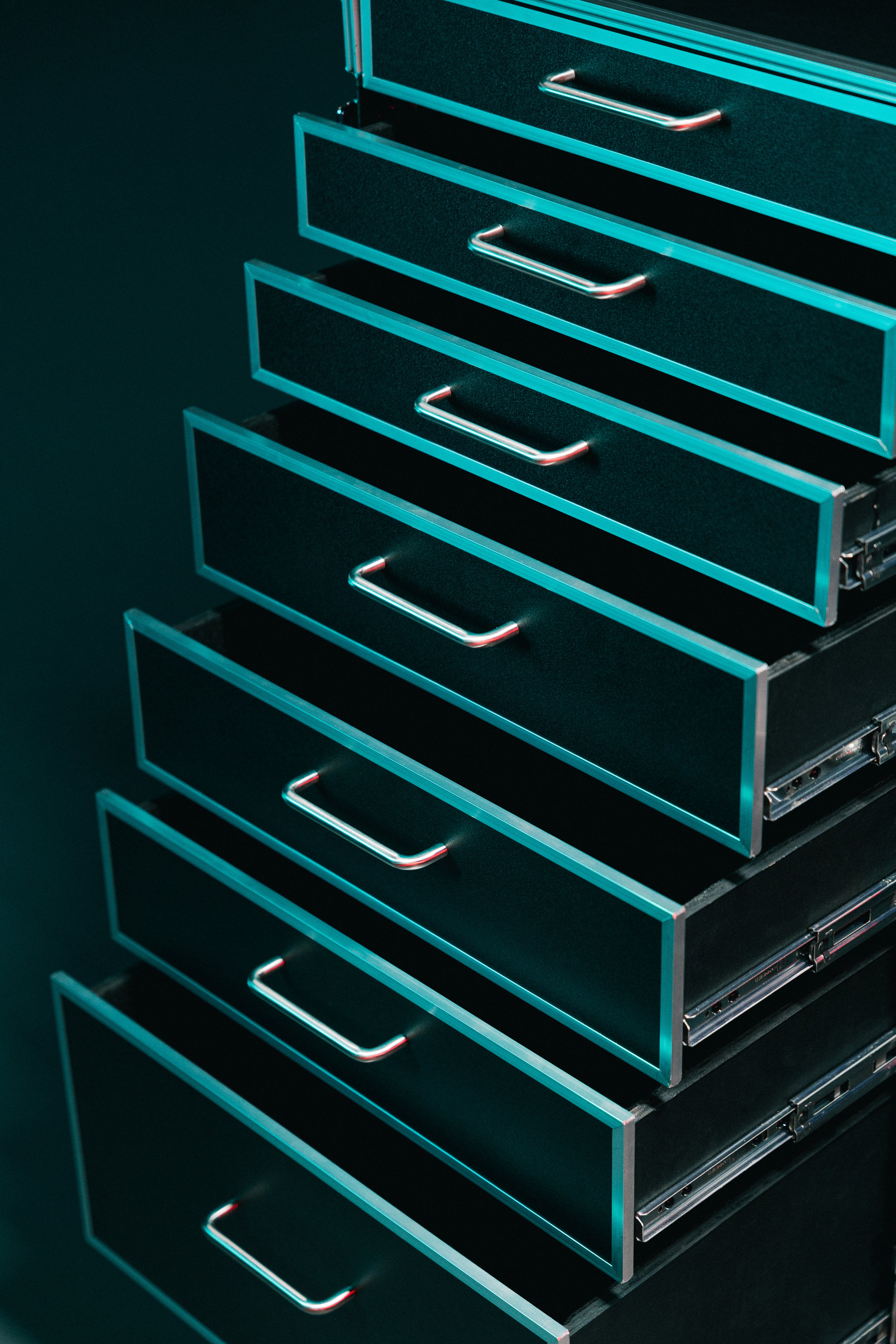 GTOUR Utility Drawer Case with Fold-Out Table