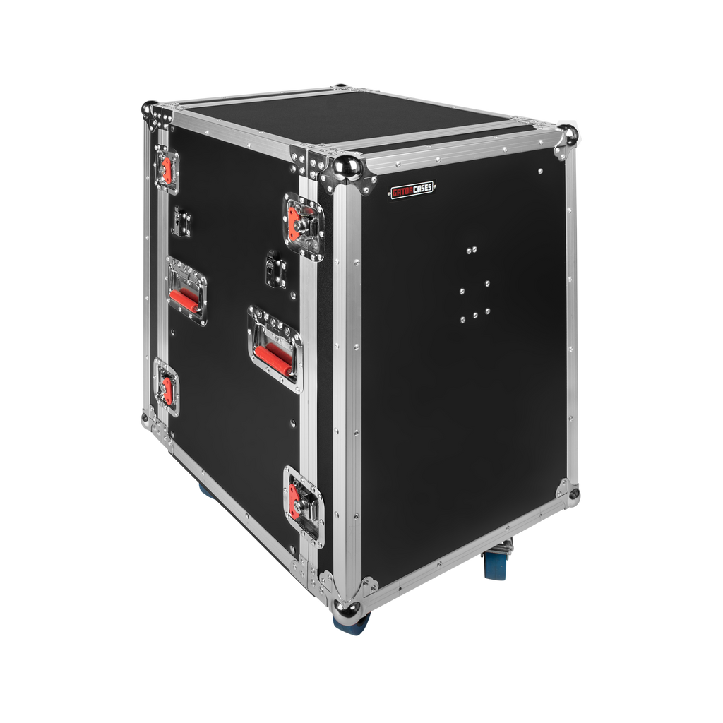 16U Tour Rack with Convertible Table-Top Lids