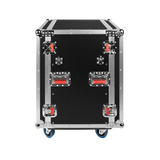 16U Tour Rack with Convertible Table-Top Lids