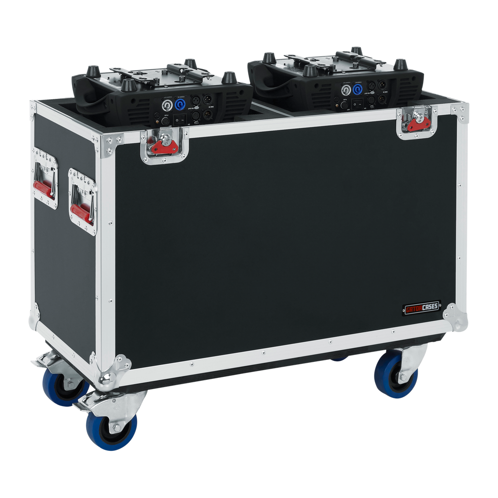 Flight Case for Two 250-Style Moving Head Lights
