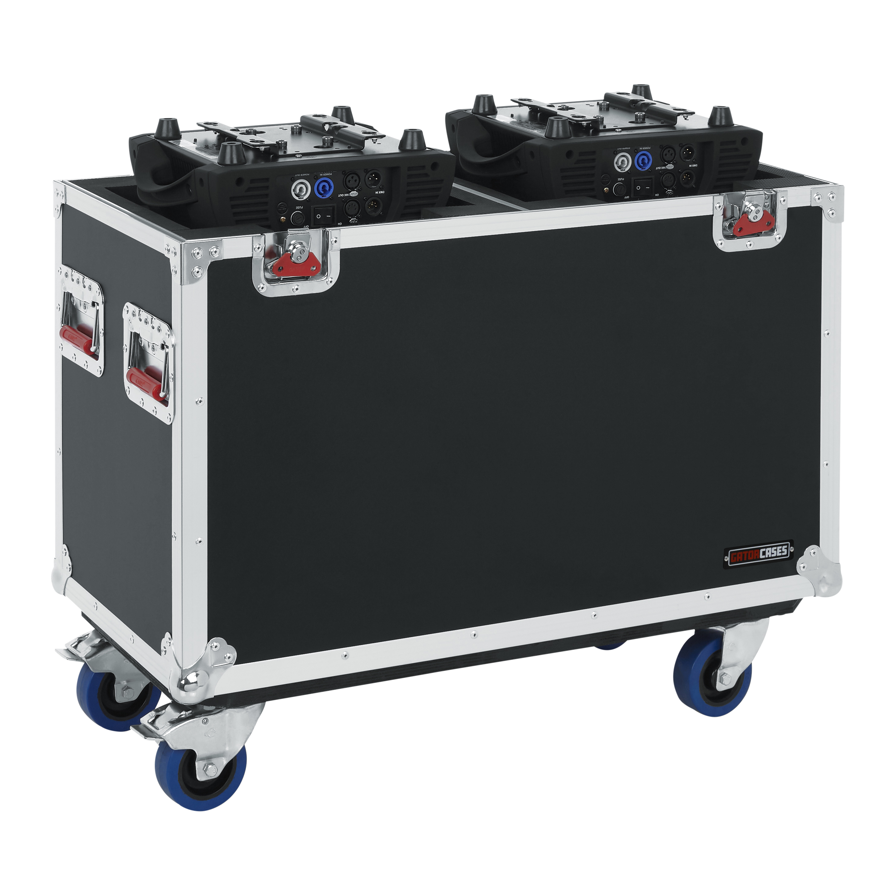 Flight Case for Two 250-Style Moving Head Lights