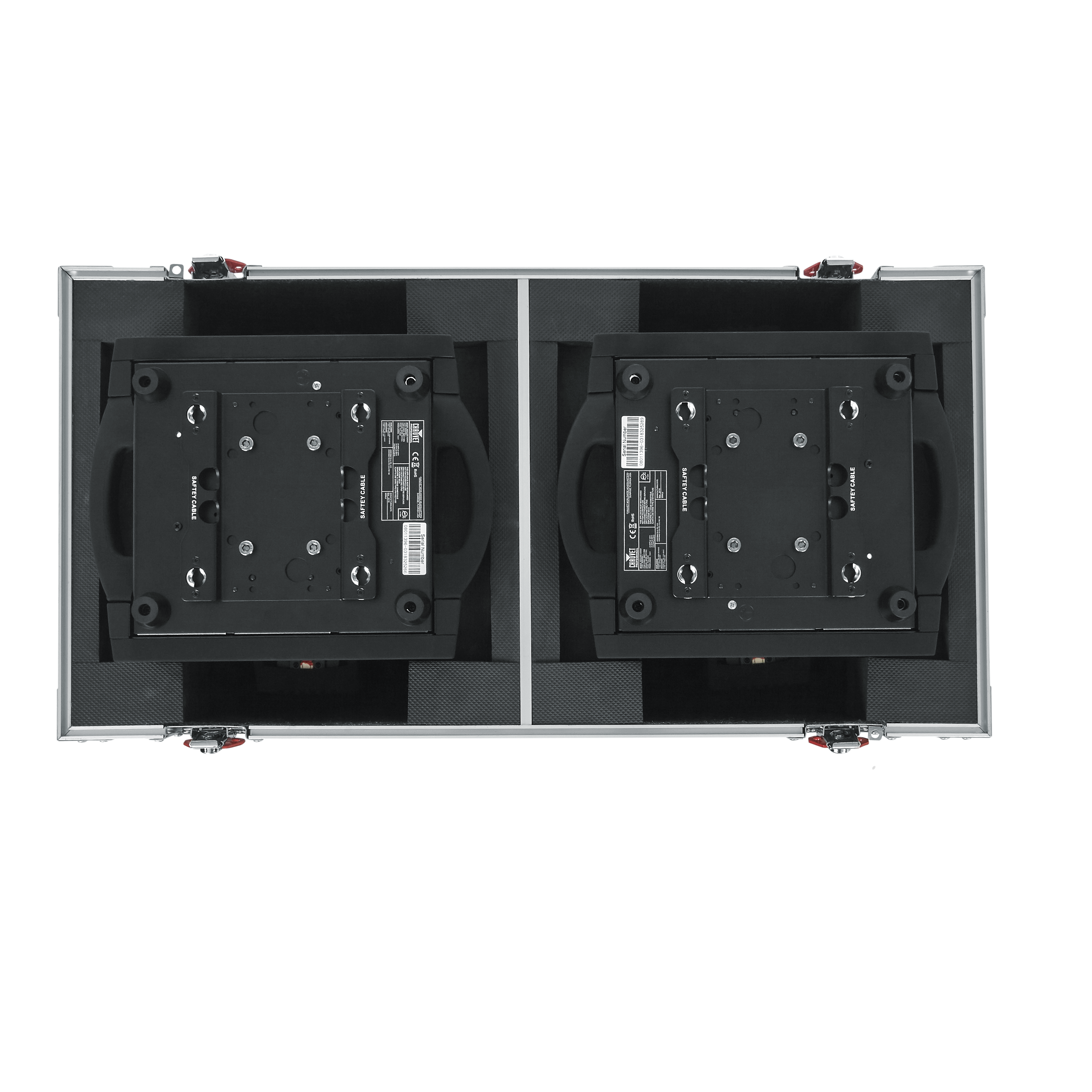 Flight Case for Two 250-Style Moving Head Lights