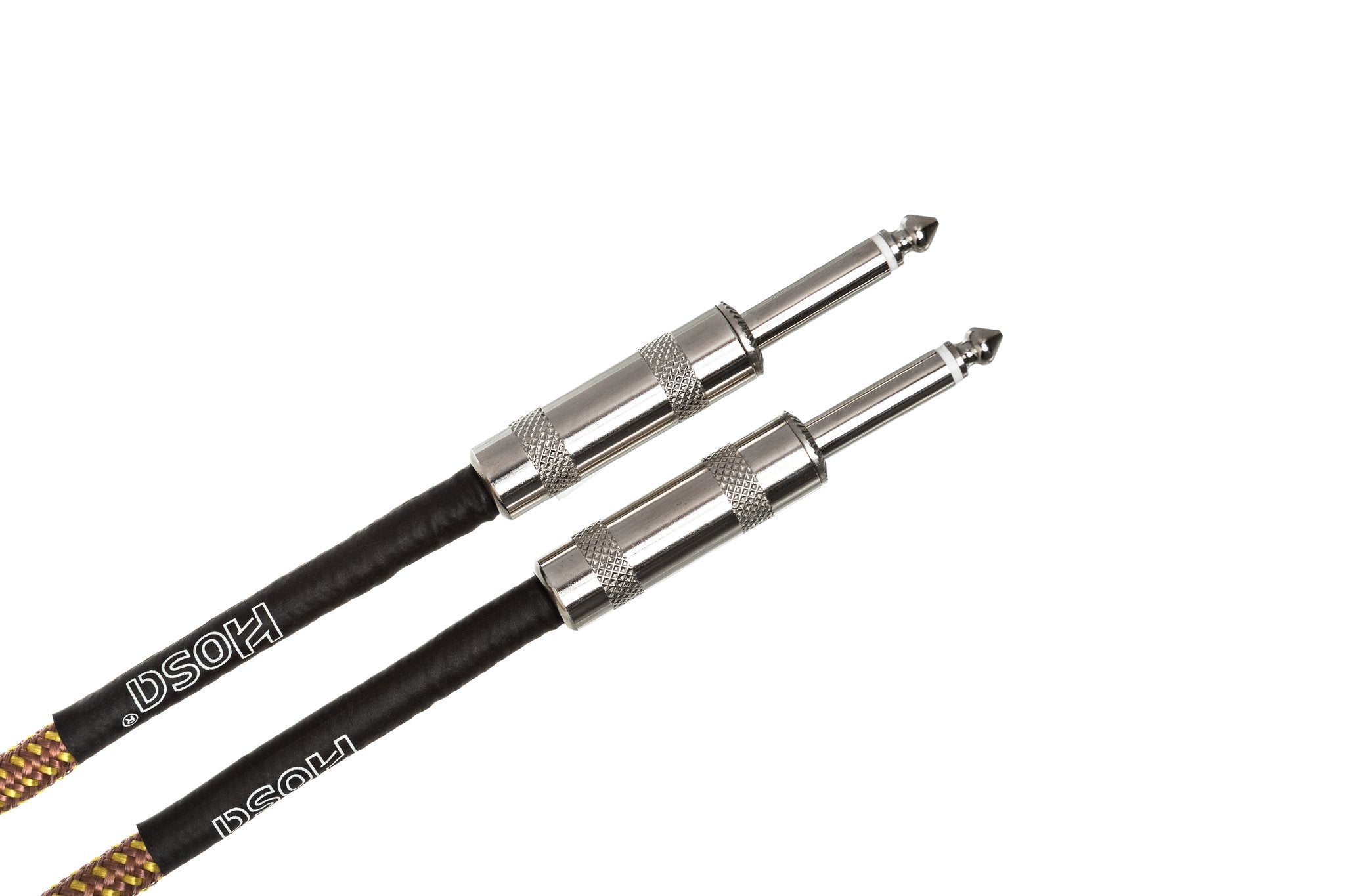 Tweed Guitar Cable, Hosa Straight to Same, 18 ft - Angle