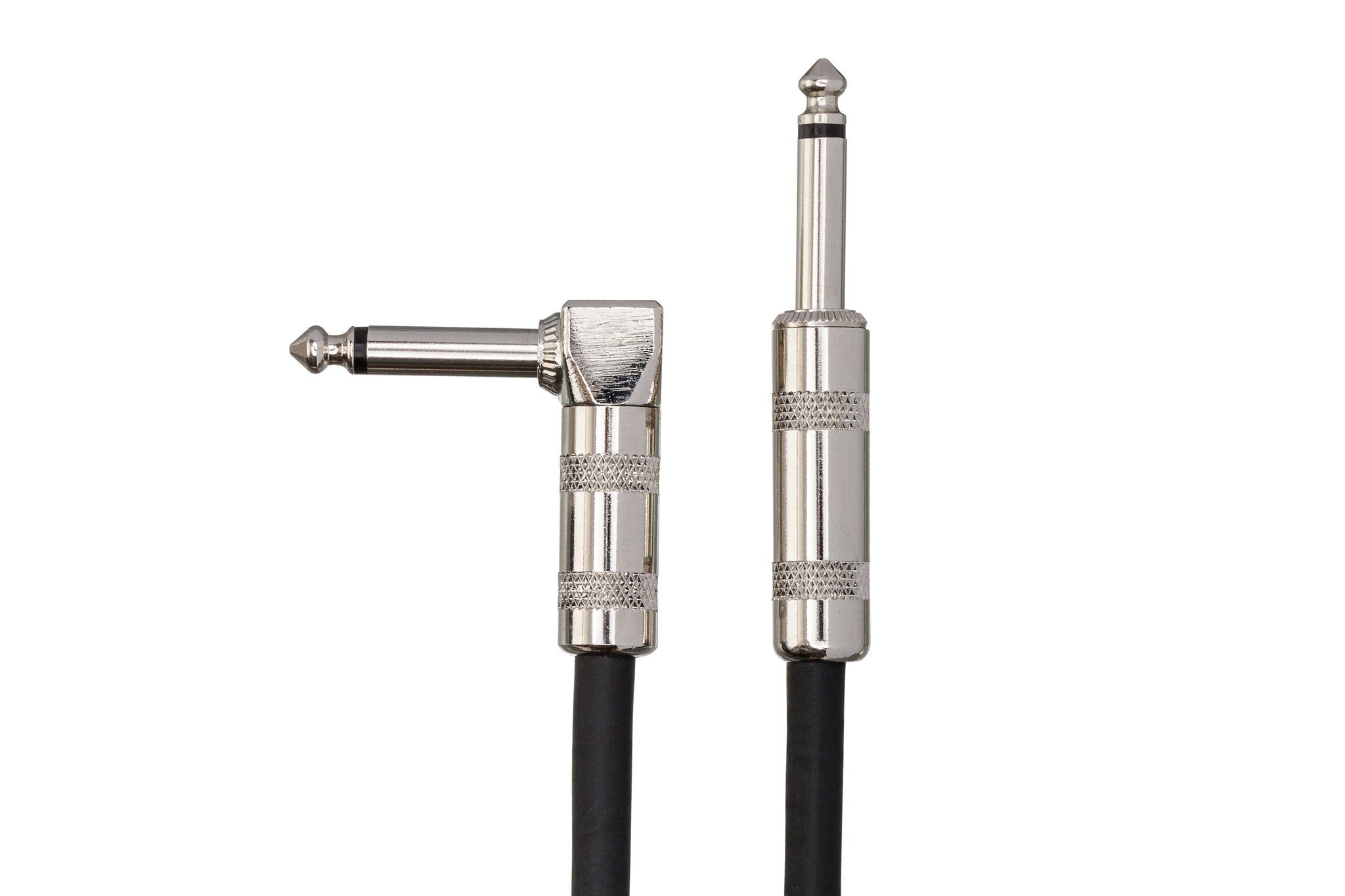 Tweed Guitar Cable, Hosa Straight to Right-angle, 18 ft - Connector