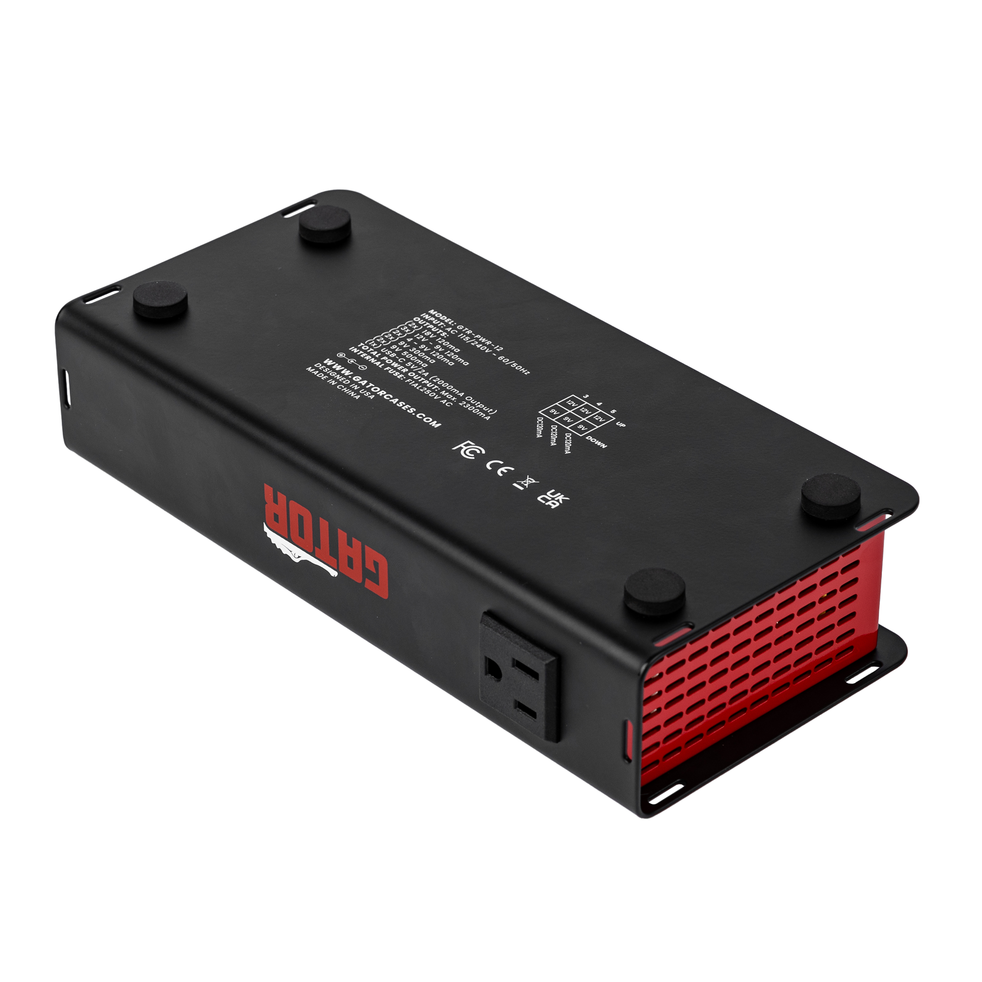 Pedalboard Power Supply; 12 Outputs – 2300Ma
